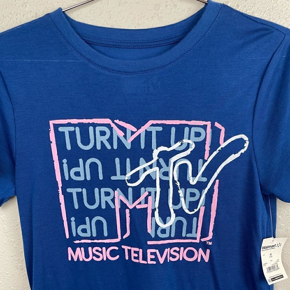 NWT MTV Turn It Up T-Shirt Size M - Picture 2 of 4